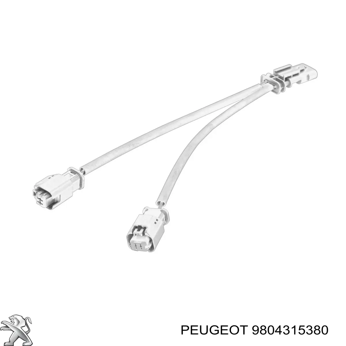 Cable del sensor de temperatura del refrigerante 9804315380 Peugeot/Citroen