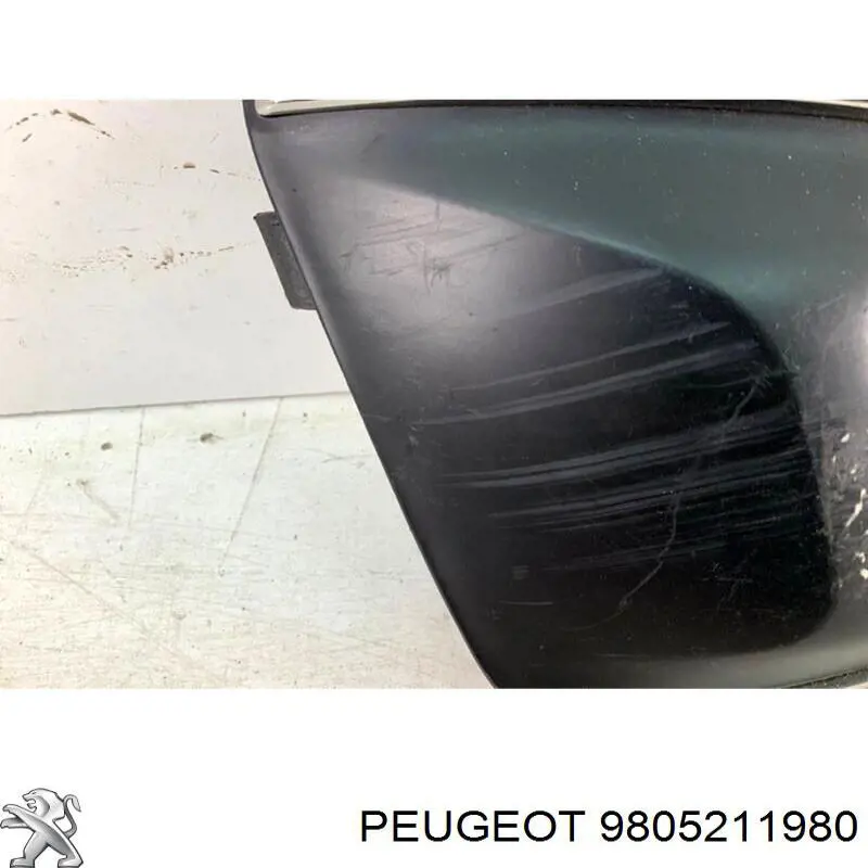 Rejilla de luz antiniebla delantera derecha para Peugeot 3008 