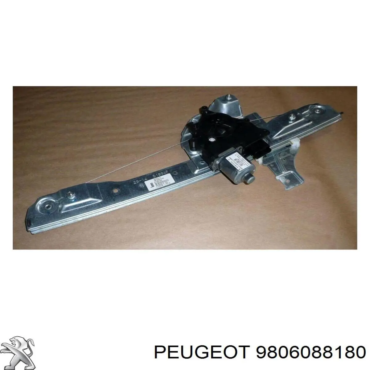 9806088180 Peugeot/Citroen mecanismo de elevalunas, puerta delantera izquierda