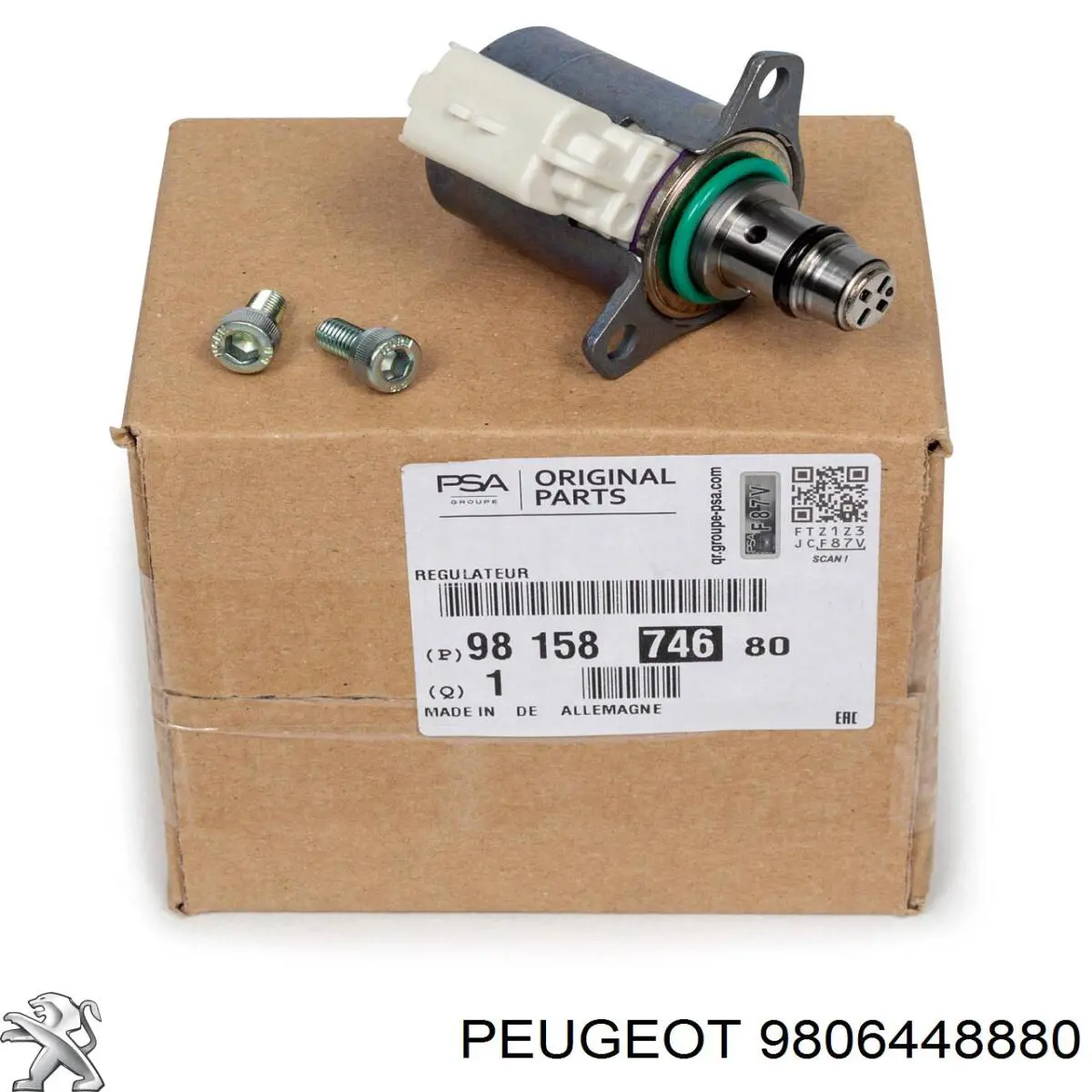 9806448880 Peugeot/Citroen válvula reguladora de presión common-rail-system