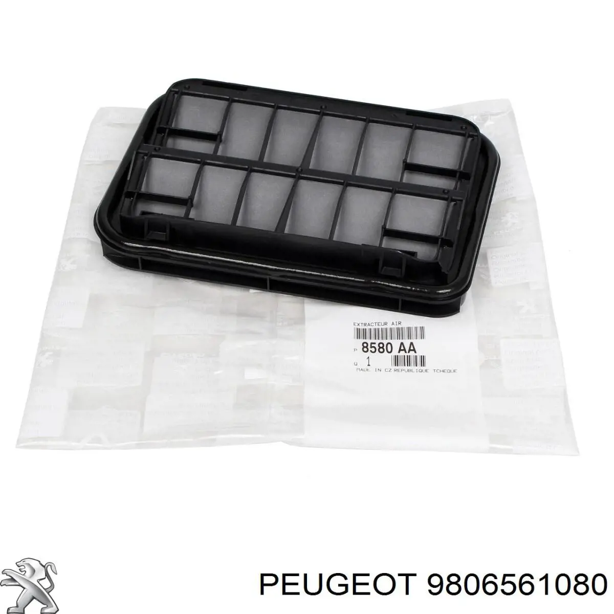 9806561080 Peugeot/Citroen Carcasa del filtro de aire