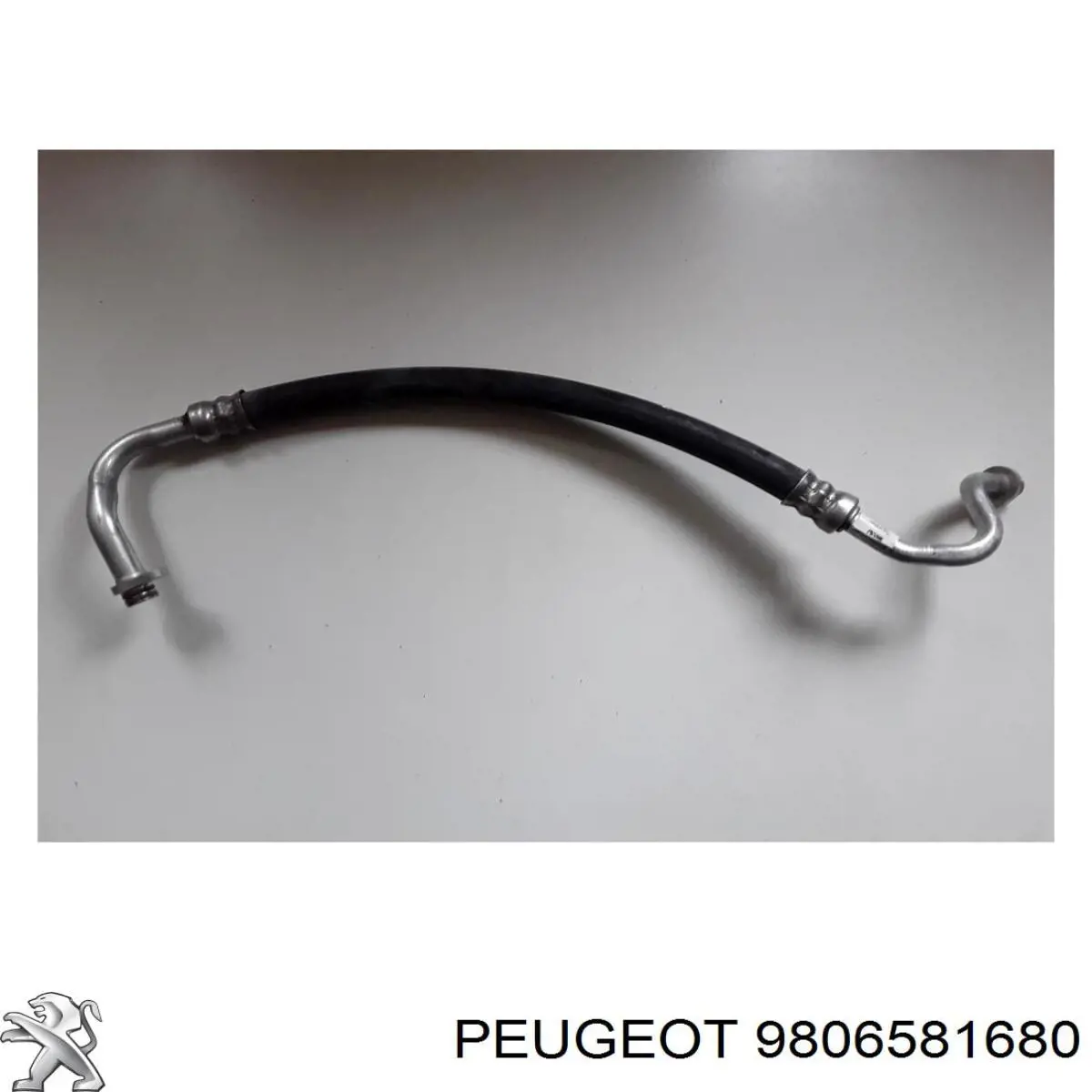 9806581680 Peugeot/Citroen tubería de baja / alta presión, aire acondicionado, de evaporador a compresor