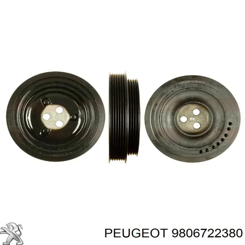 Comprar 9806722380 Peugeot/Citroen La polea del cigüeñal