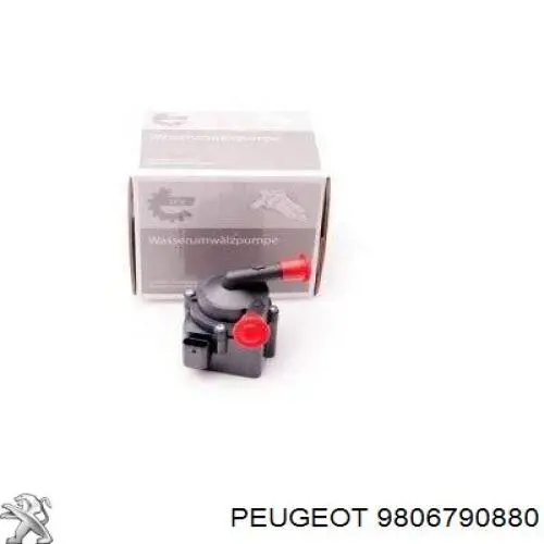 9806790880 Peugeot/Citroen bomba de agua, adicional eléctrico