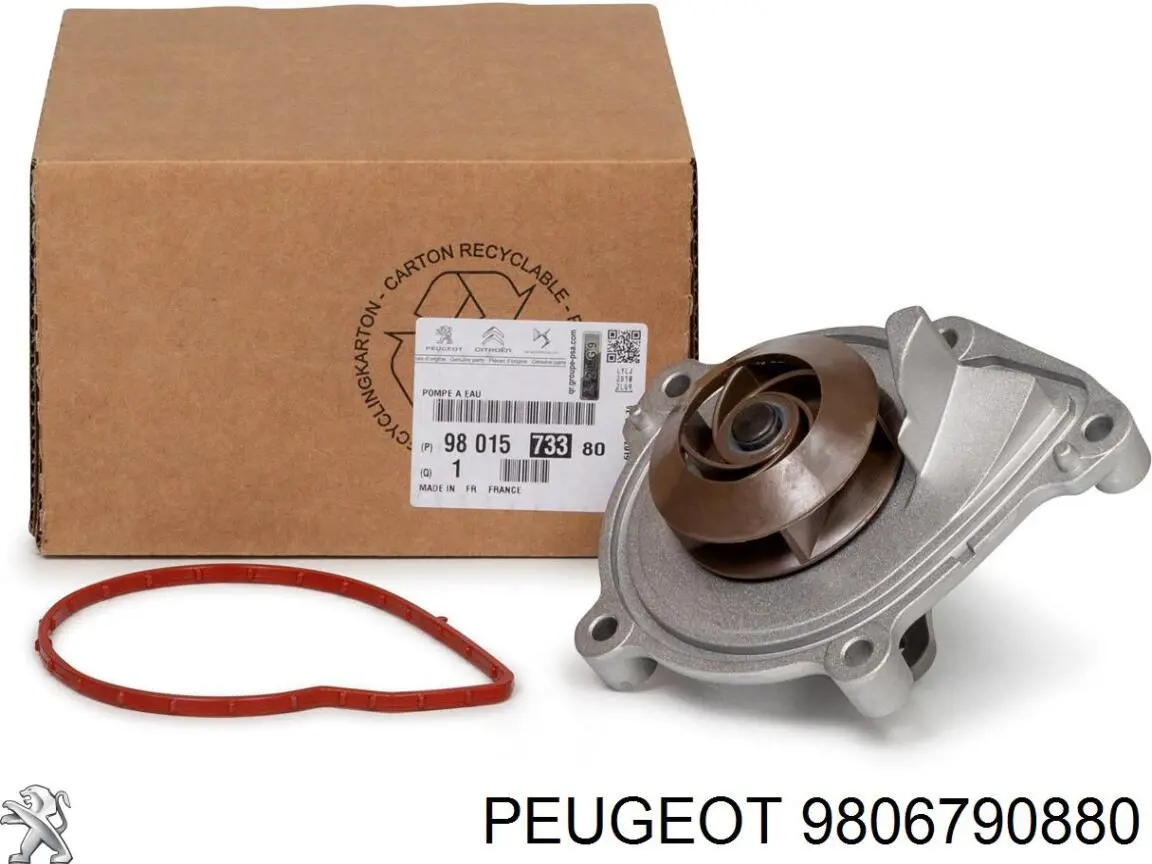 Bomba de agua eléctrica auxiliar Peugeot/Citroen 9806790880