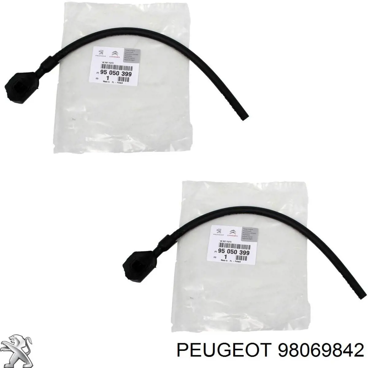 Comprar 98069842 Peugeot/Citroen Tubo de suministro de aceite a la turbina
