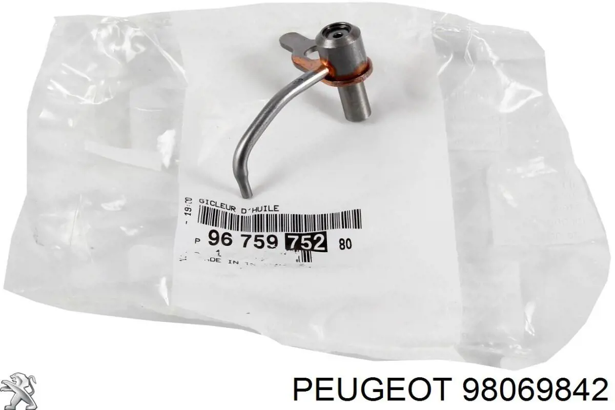 Tubo de suministro de aceite a la turbina Peugeot/Citroen 98069842 precio, desde 115,39 EUR