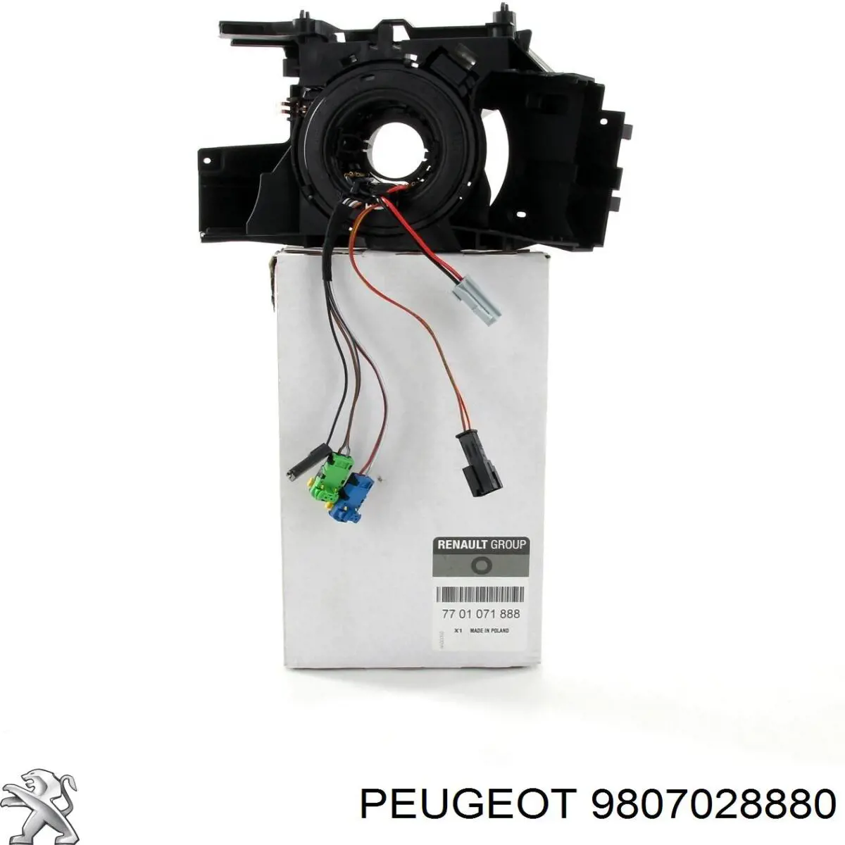9807028880 Peugeot/Citroen caja de fusibles