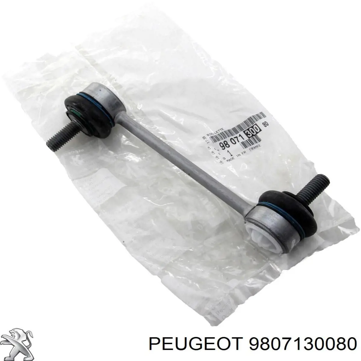 9807130080 Peugeot/Citroen soporte de barra estabilizadora trasera