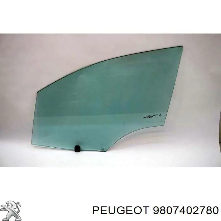 9807402780 Peugeot/Citroen luna de puerta delantera derecha