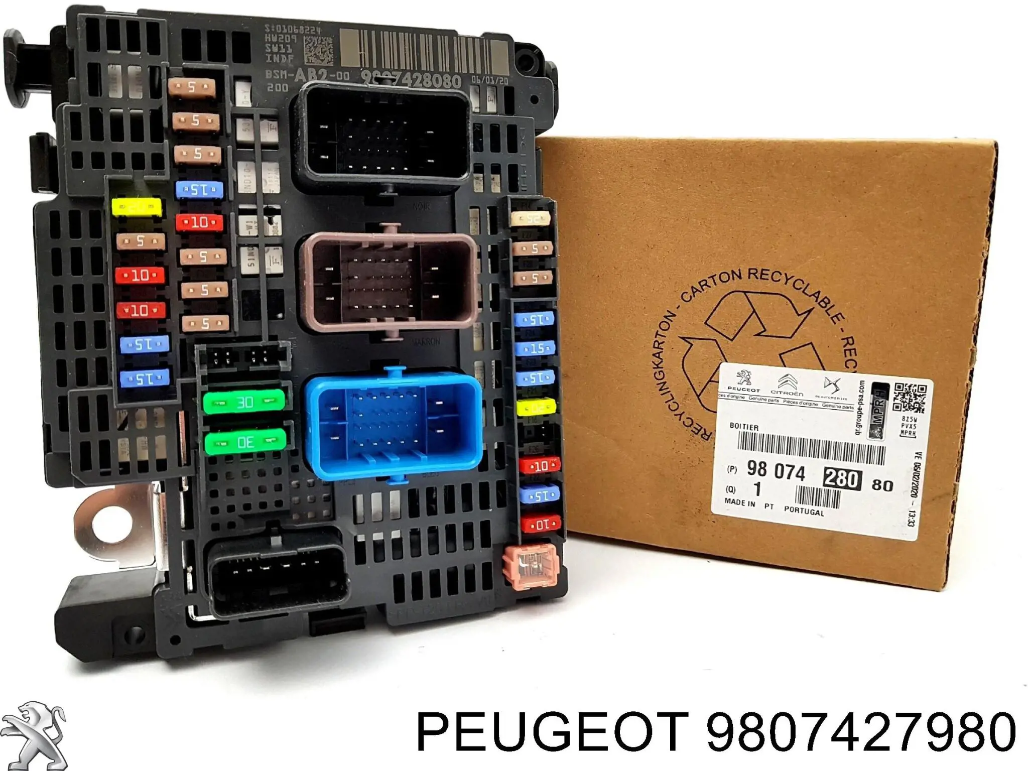 Caja fusibles Peugeot/Citroen 9807427980 precio, desde 257,00 EUR