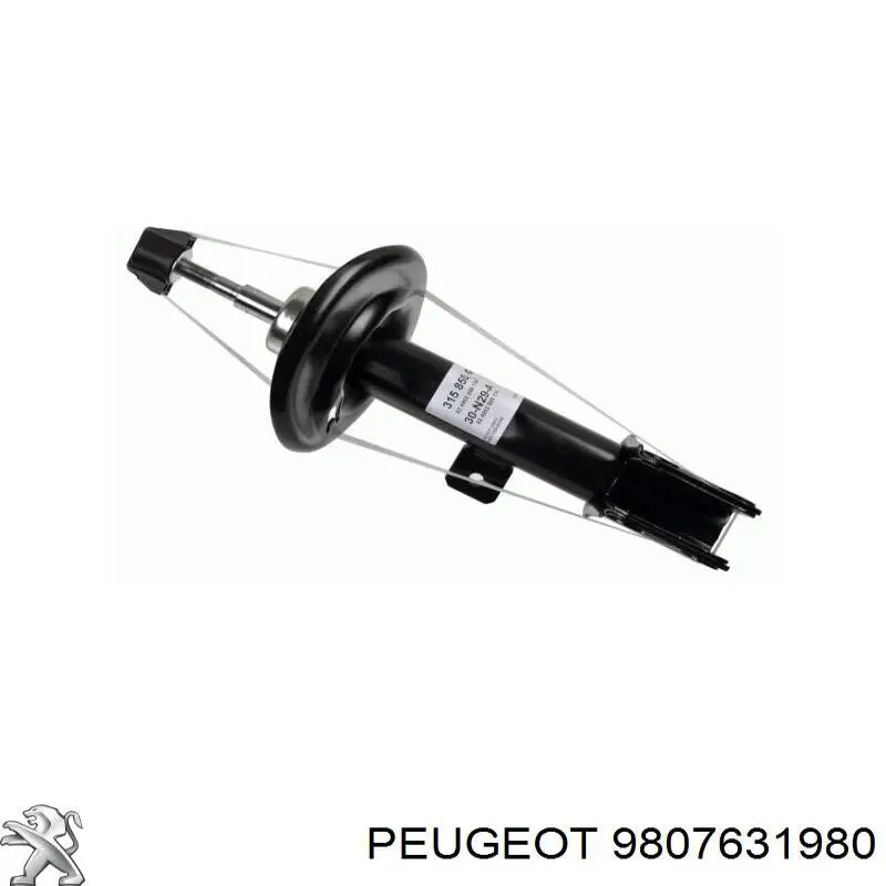 9807631980 Peugeot/Citroen Amortiguador frontal izquierdo