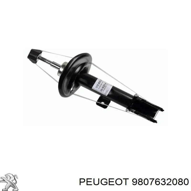9807632080 Peugeot/Citroen Amortiguador eje delantero derecha