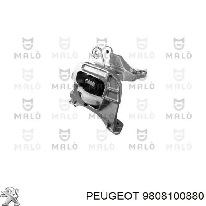 9808100880 Peugeot/Citroen soporte de motor derecho