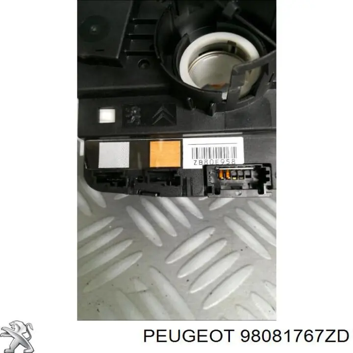 Conmutador de la columna de dirección Peugeot/Citroen 98081767ZD