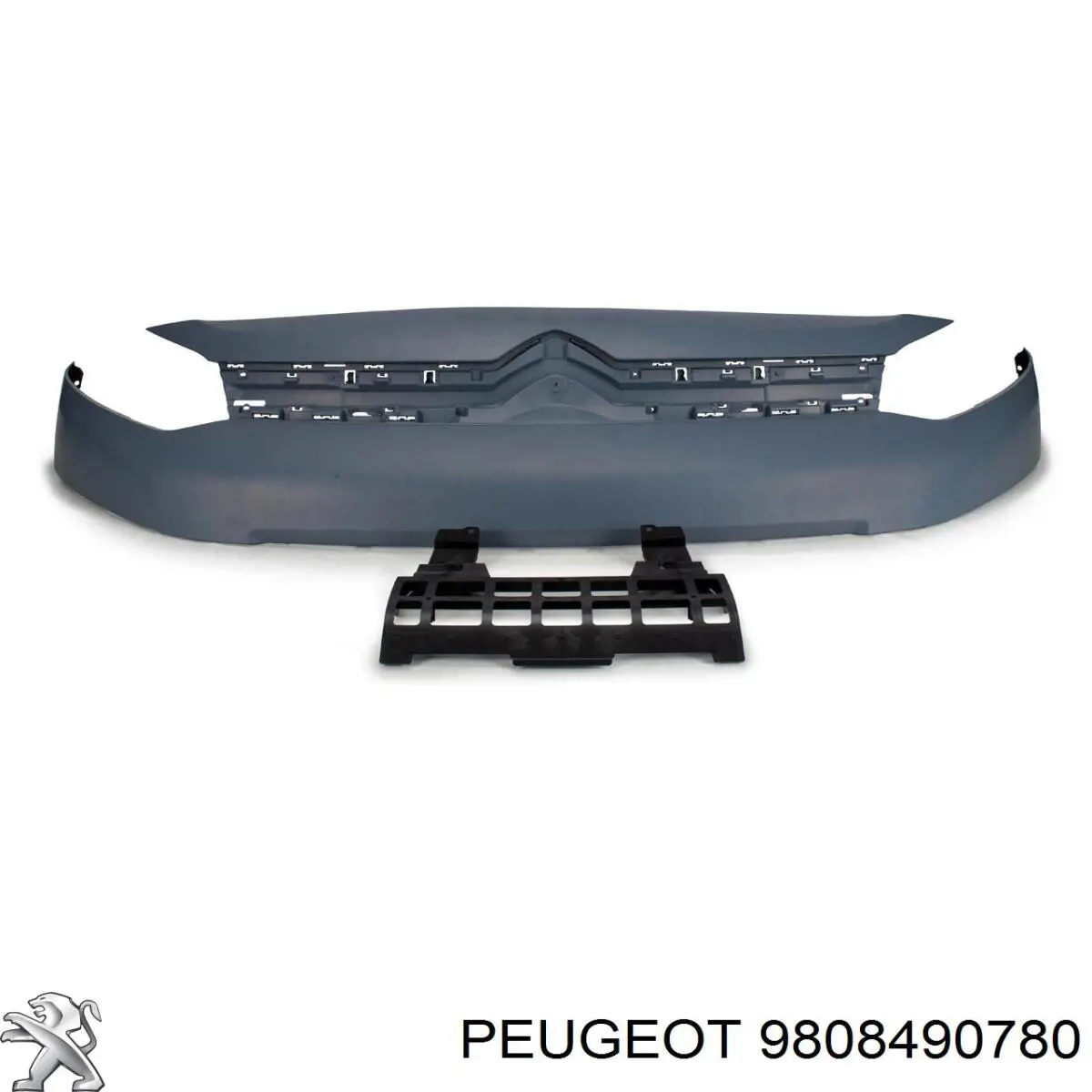 9808490780 Peugeot/Citroen Refuerzo parachoque delantero