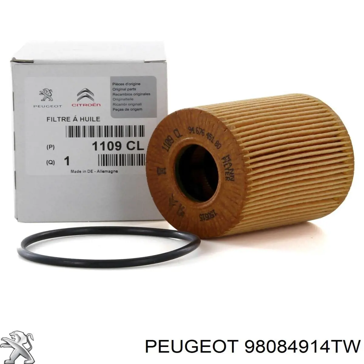 98084914TW Peugeot/Citroen Cubierta de la Llanta