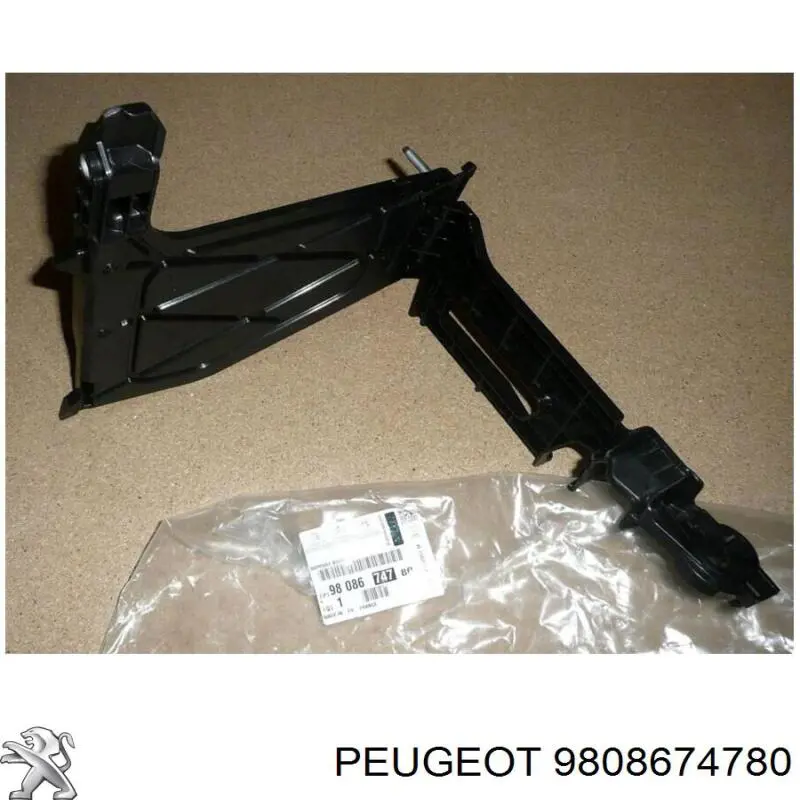 9808674780 Peugeot/Citroen Montaje De Bateria (Soporte)
