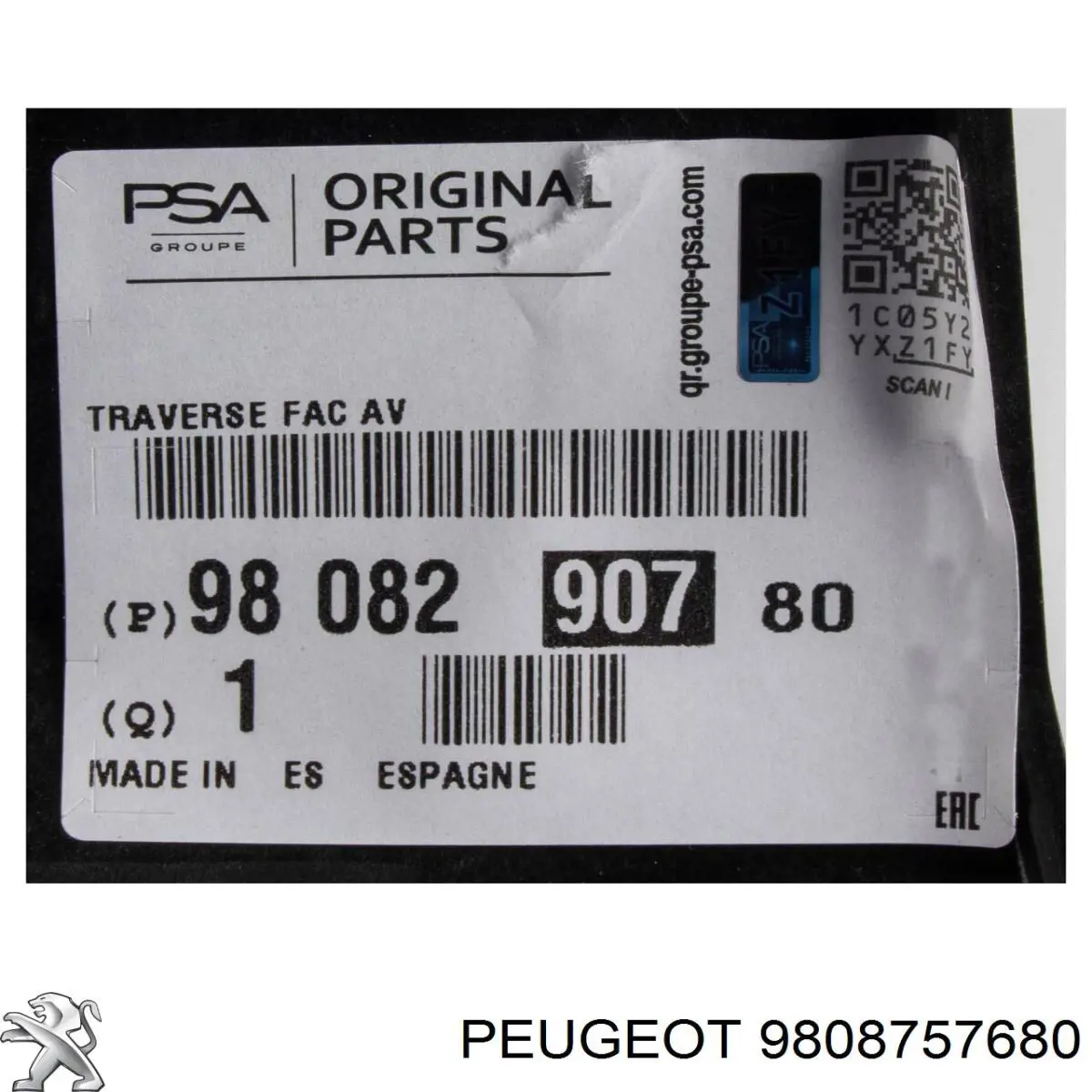 Antena 9808757680 Peugeot/Citroen