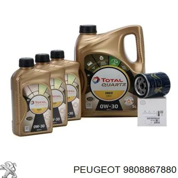 9808867880 Peugeot/Citroen filtro de aceite