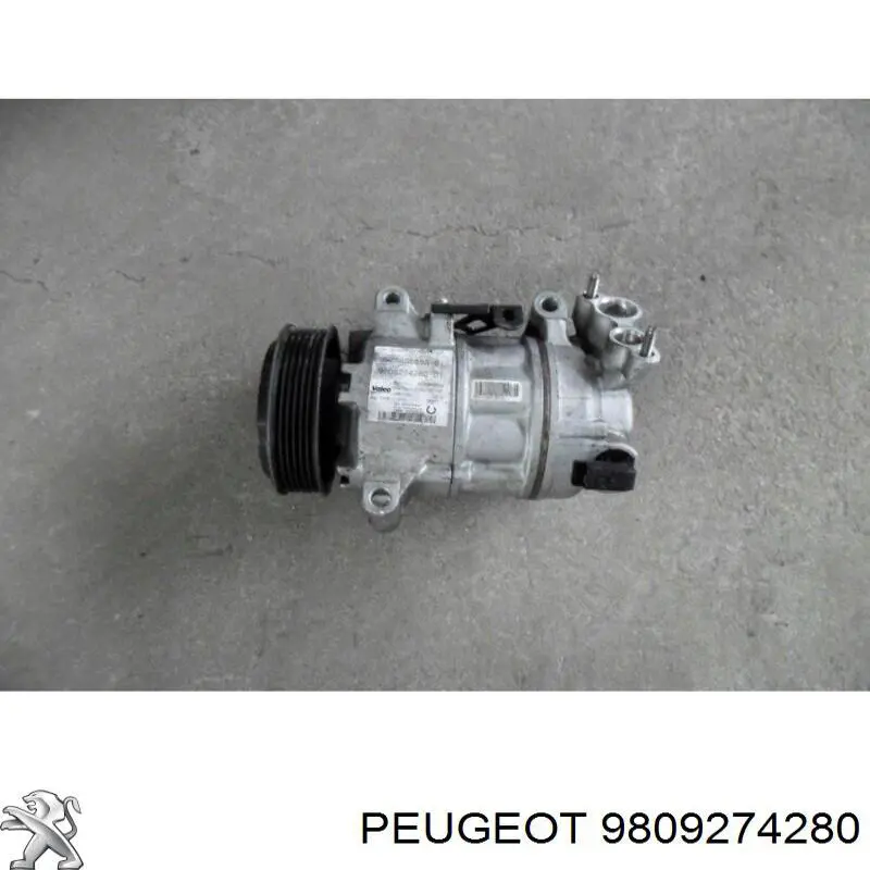 9809274280 Peugeot/Citroen compresor de aire acondicionado