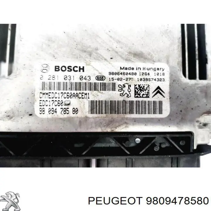 Comprar 9809478580 Peugeot/Citroen 