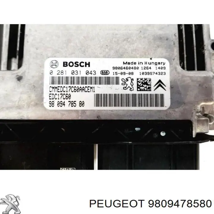 9809478580 Peugeot/Citroen