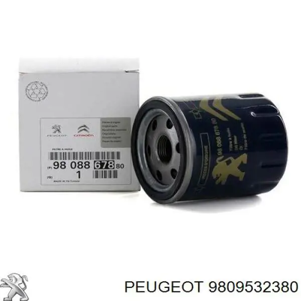 9809532380 Peugeot/Citroen filtro de aceite