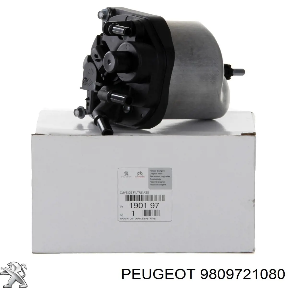Filtro de gasoil Peugeot/Citroen 9809721080