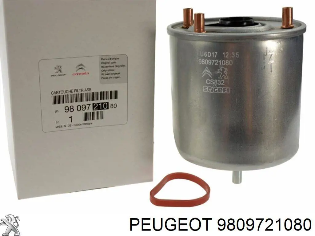Filtro de combustible 9809721080 Peugeot/Citroen