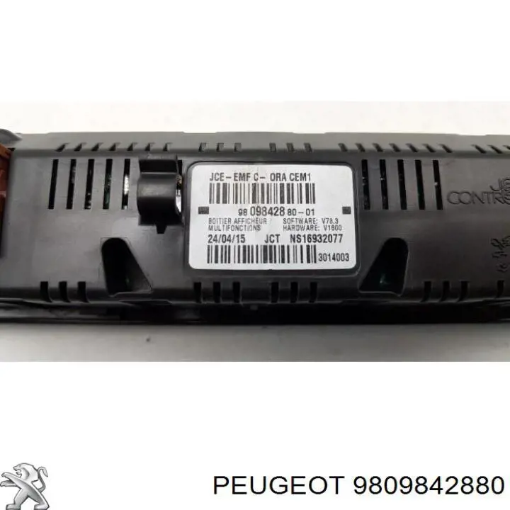  Peugeot/Citroen 9809842880 precio, desde 107,45 EUR