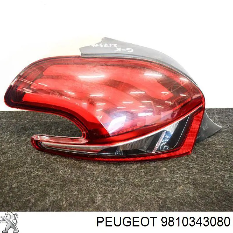 9810343080 Peugeot/Citroen Piloto trasero izquierdo