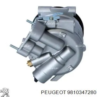 9810347280 Peugeot/Citroen compresor de aire acondicionado