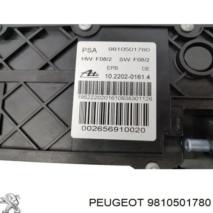 9810501780 Peugeot/Citroen motor de accionamiento del freno de mano