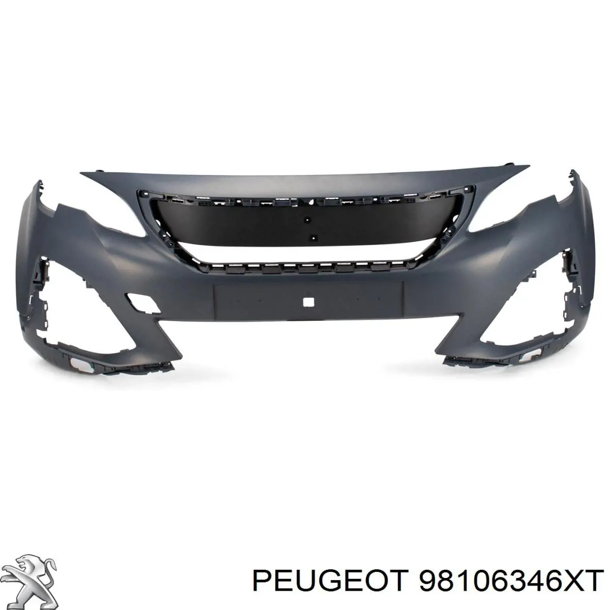 Soporte central del parachoques delantero 98106346XT Peugeot/Citroen