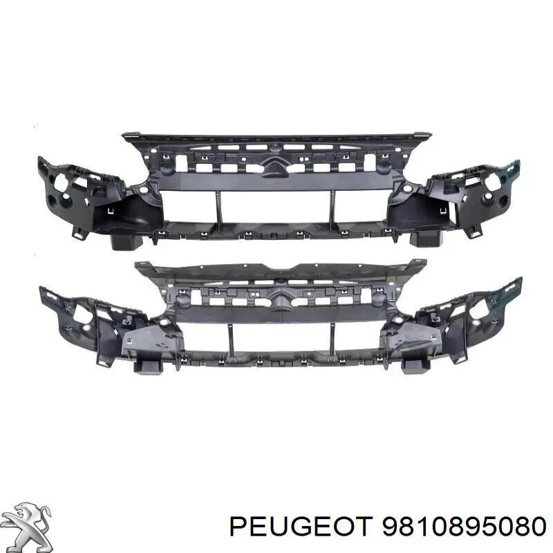 9810895080 Peugeot/Citroen soporte de parachoques delantero central