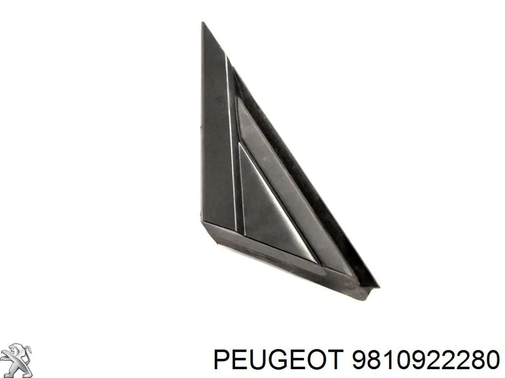 Soporte inferior del radiador (panel de montaje de faros) 9810922280 Peugeot/Citroen