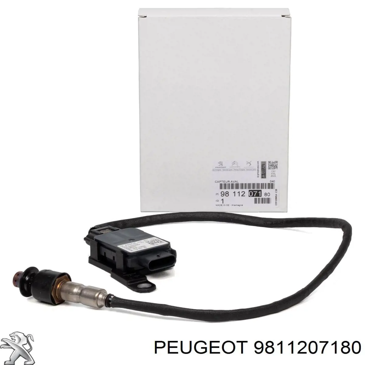 9811207180 Peugeot/Citroen Sensor de óxidos de nitrógeno NOx trasero