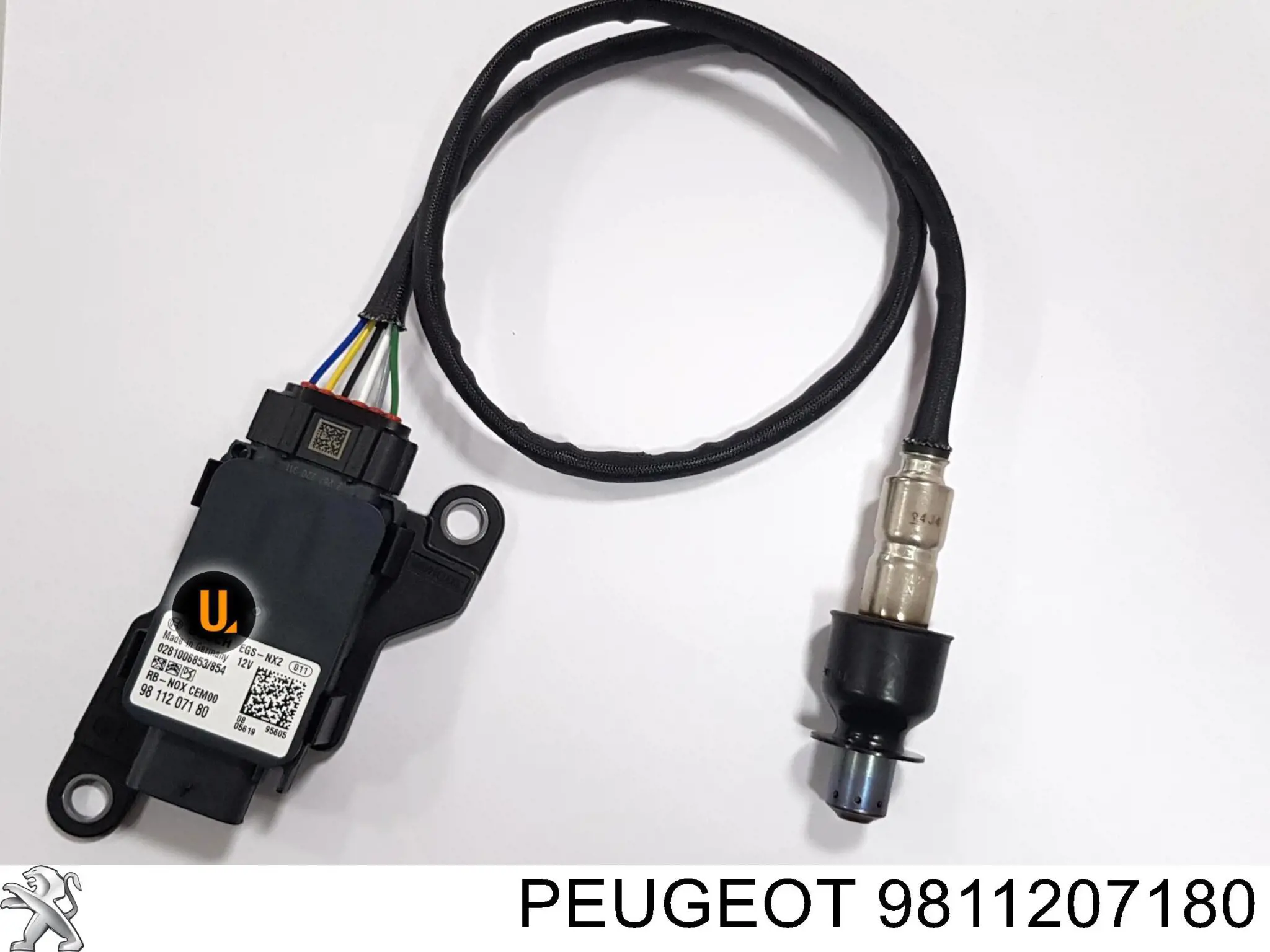 Sensor de óxidos de nitrógeno NOx trasero 9811207180 Peugeot/Citroen