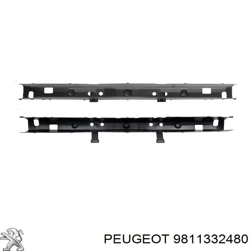 7414YP Peugeot/Citroen Absorbedor del parachoques delantero