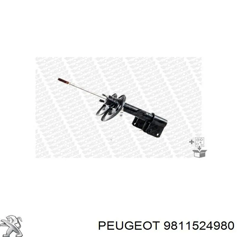 Amortiguador delantero derecho Peugeot 3008 1 0U