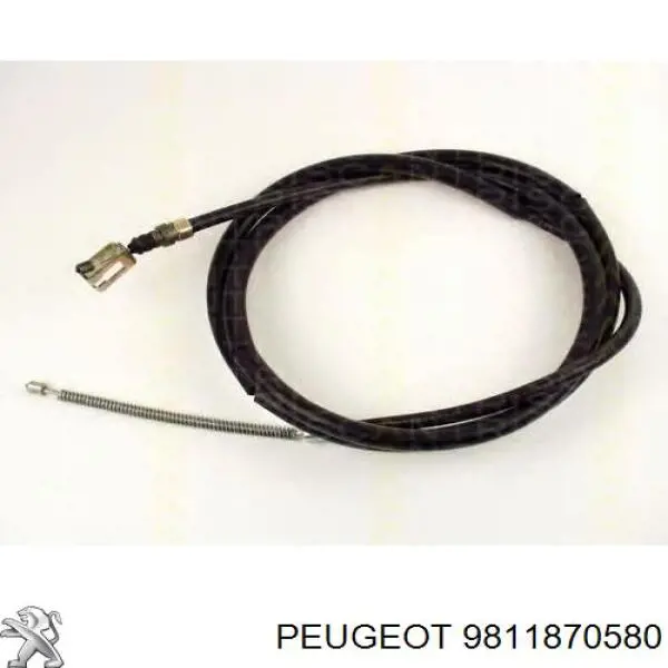 9811870580 Peugeot/Citroen cable de freno de mano trasero derecho/izquierdo