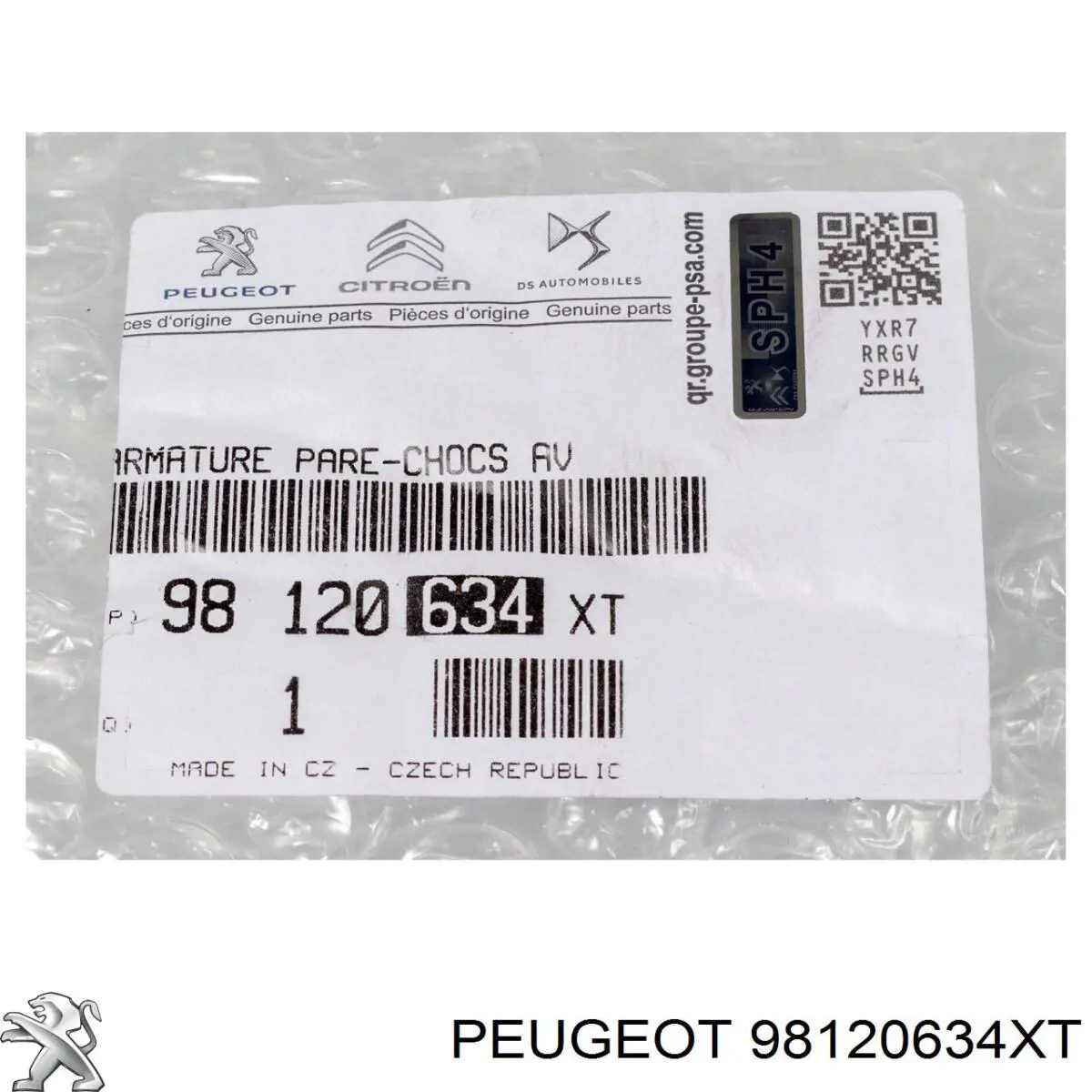 Rejilla delantera Peugeot/Citroen 98120634XT precio, desde 116,69 EUR