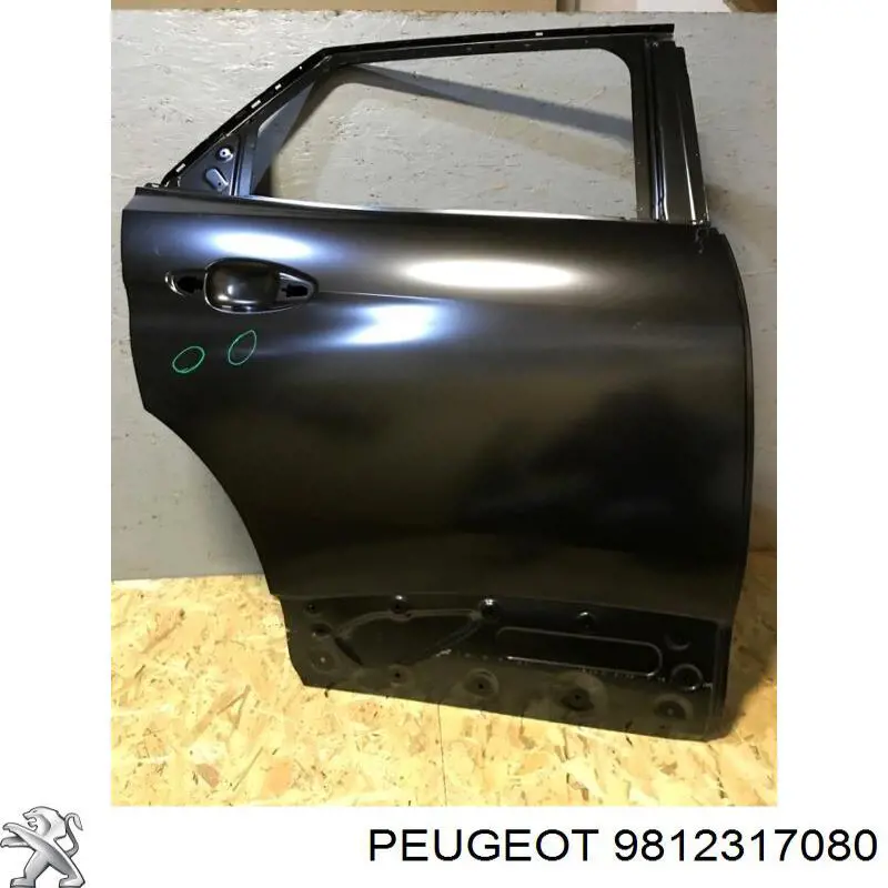 Puerta trasera derecha Peugeot/Citroen 9812317080 precio, desde 852,62 EUR