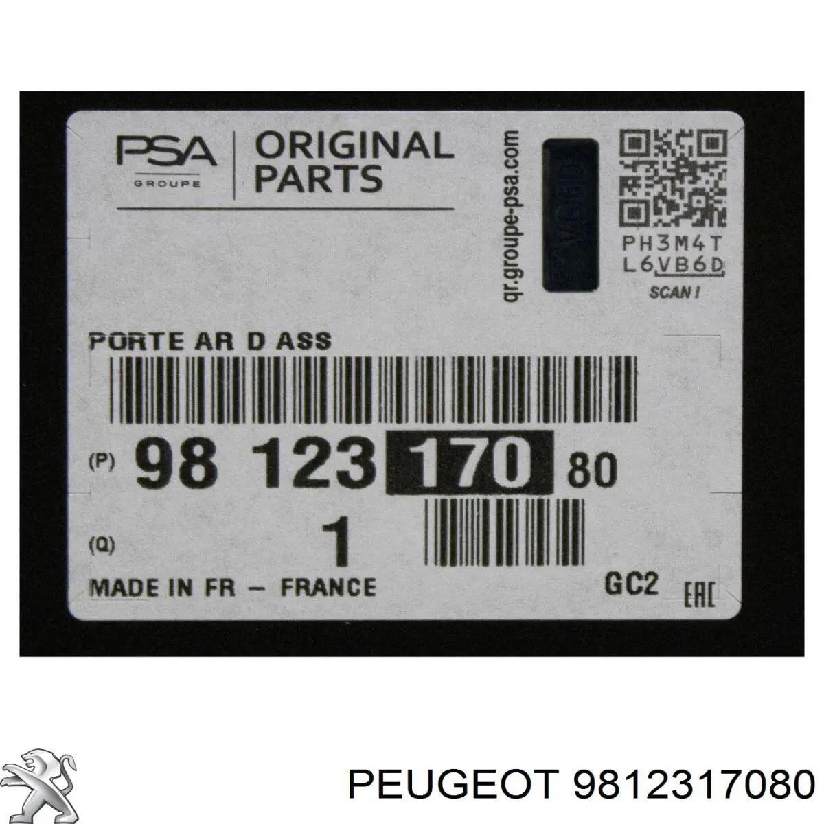 9812317080 Peugeot/Citroen