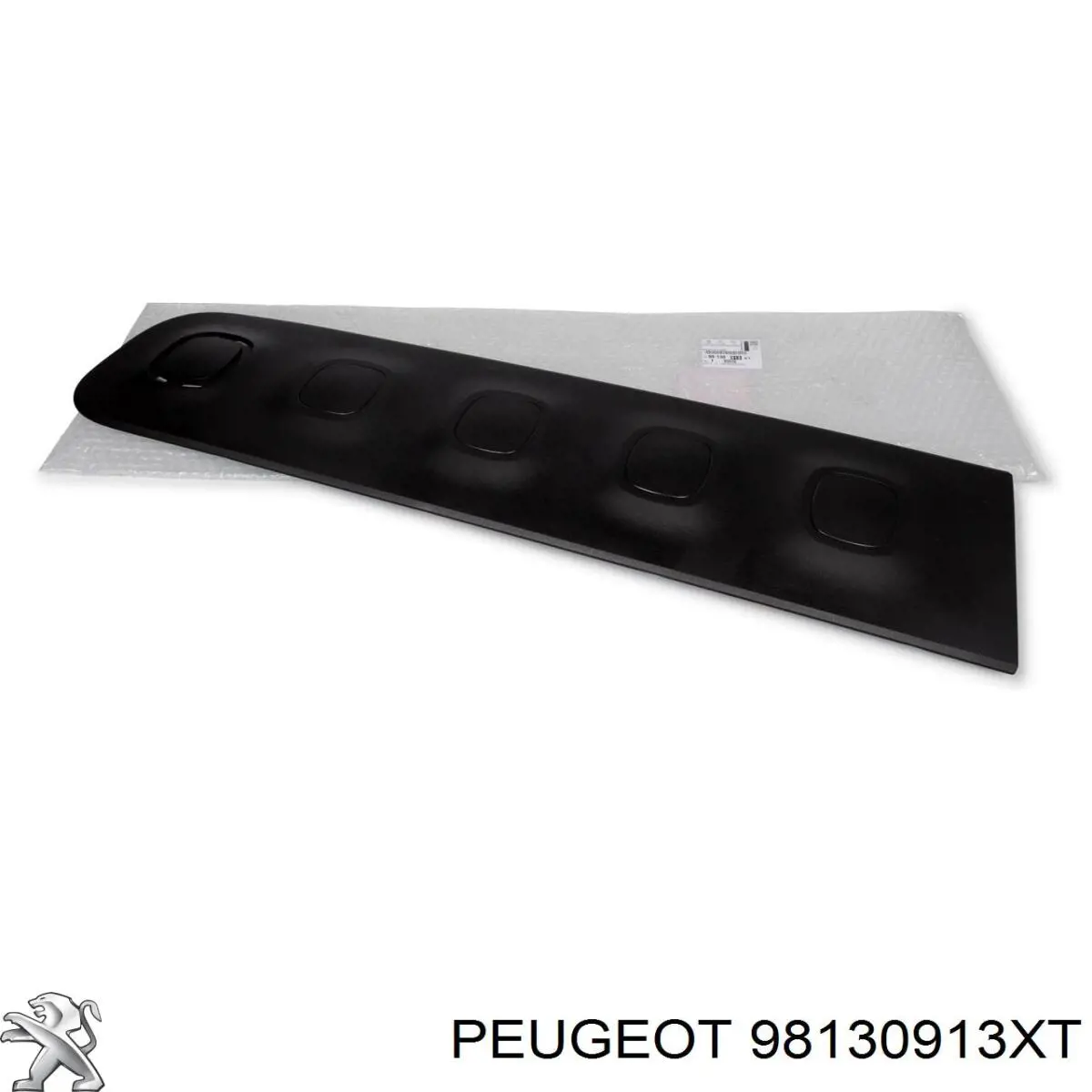 98130913XT Peugeot/Citroen Listón embellecedor de puerta delantera izquierda 