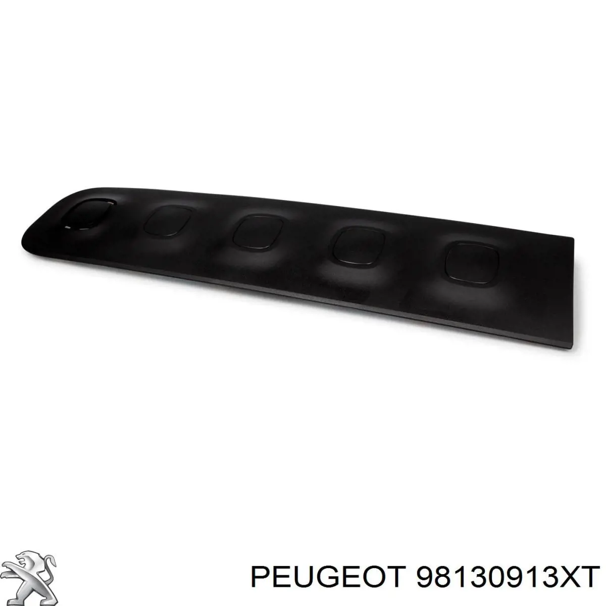 Moldura de puerta delantera izquierda 98130913XT Peugeot/Citroen