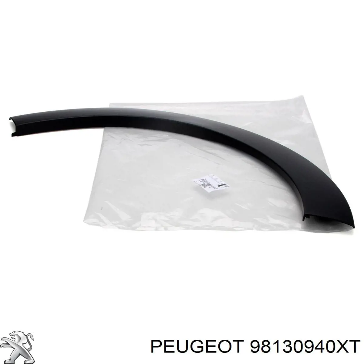 Moldura de puerta trasera derecha 98130940XT Peugeot/Citroen