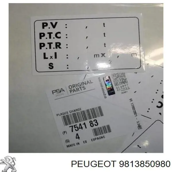 Comprar 9813850980 Peugeot/Citroen Tapón de llenado de AdBlue