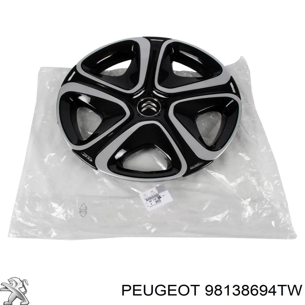 98138694TW Peugeot/Citroen Cubierta de la Llanta